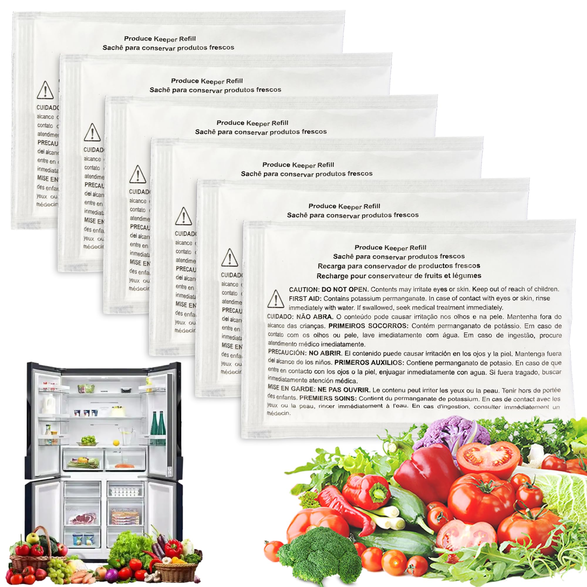 Recharges PK-1 Produce Saver compatible Frigidaire Pure Air Produce Keeper FRPAPKRF2PK