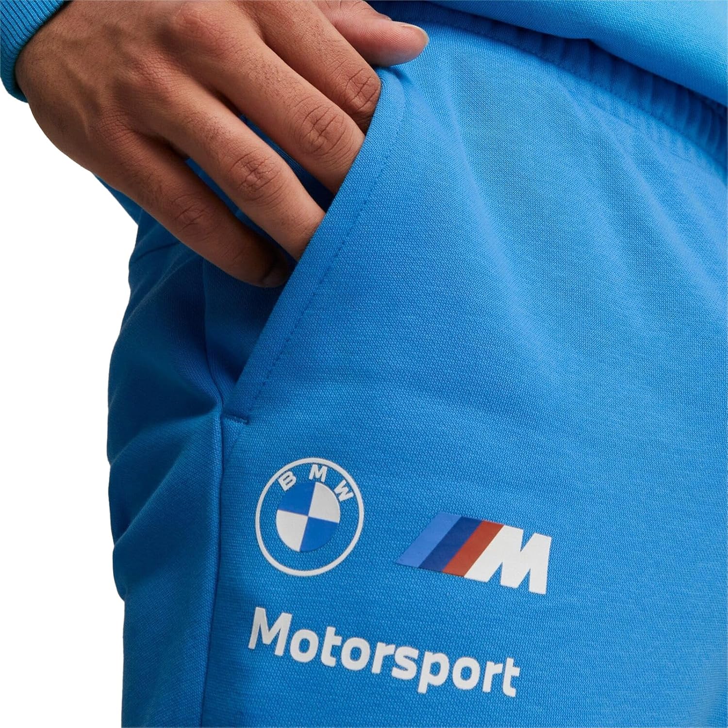 PUMA Men's Standard BMW M Motorsport Essentials Fleece Pants, Ocean Dive, Medium