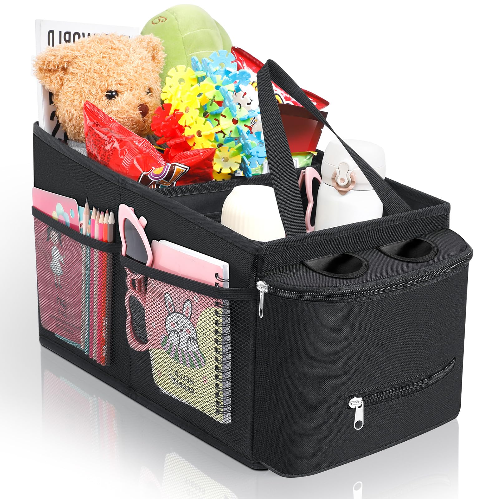 Romon Auto Organizer, Auto Zubehör Innenraum Universeller Rückbank Autositz Car Organizers Kinder Aufbewahrungsbox für den Rücksitz & Beifahrersitz für Spielzeug, Bücher, Snacks, andere Utensilien