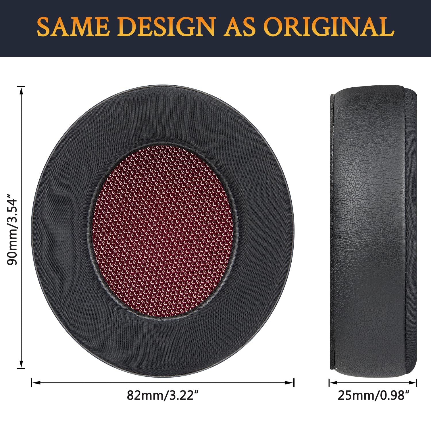 SOULWIT Cooling Gel Earpads for Teufel Real Blue NC/Real Blue/Real Pure (2020) Headphones - Image 4