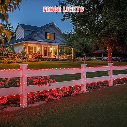 Miniatura 237 de JMEXSUSS Tira de luces de Navidad multicolor de 163 pies con 500 luces LED para exteriores, resistente al agua, alambre transparente, luces Varios