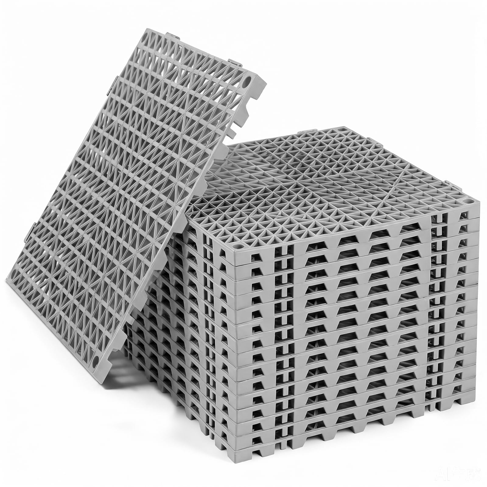 RITOLLO Drainage Floor Tiles - Non-Slip Outdoor Mats -10