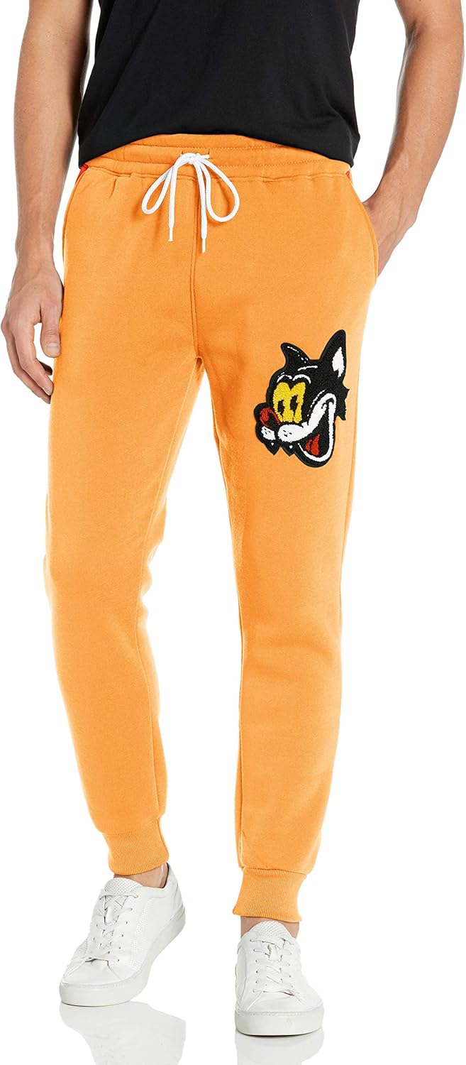 Southpole Men's Fashion Fleece Jogger Pants Small Timberland Chenille Cat