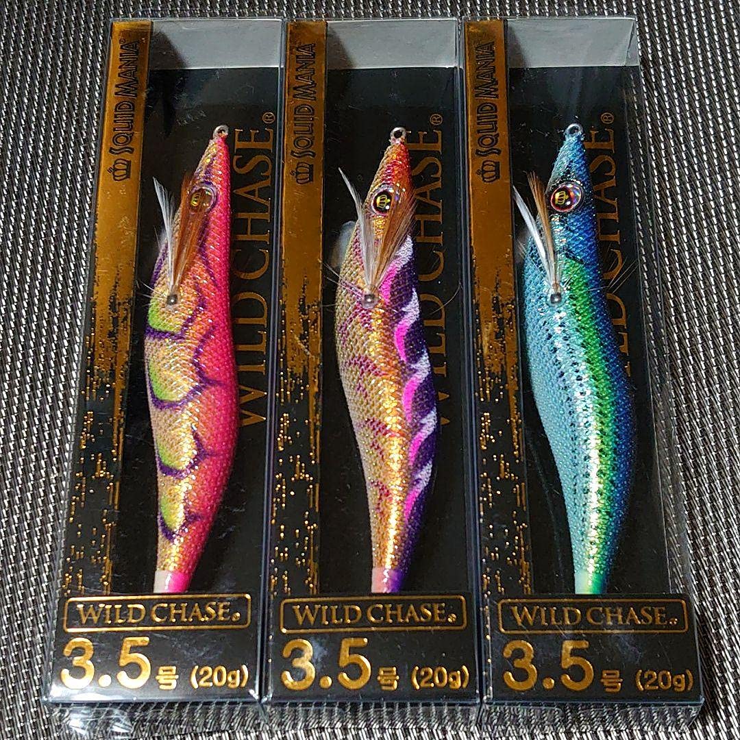 Amazon | スクイッドマニア ワイルドチェイス エギ 3.5号 3本 餌  