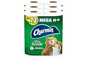 Charmin Ultra Soft Toilet Paper, 12 Mega Rolls = 48 Regular Rolls