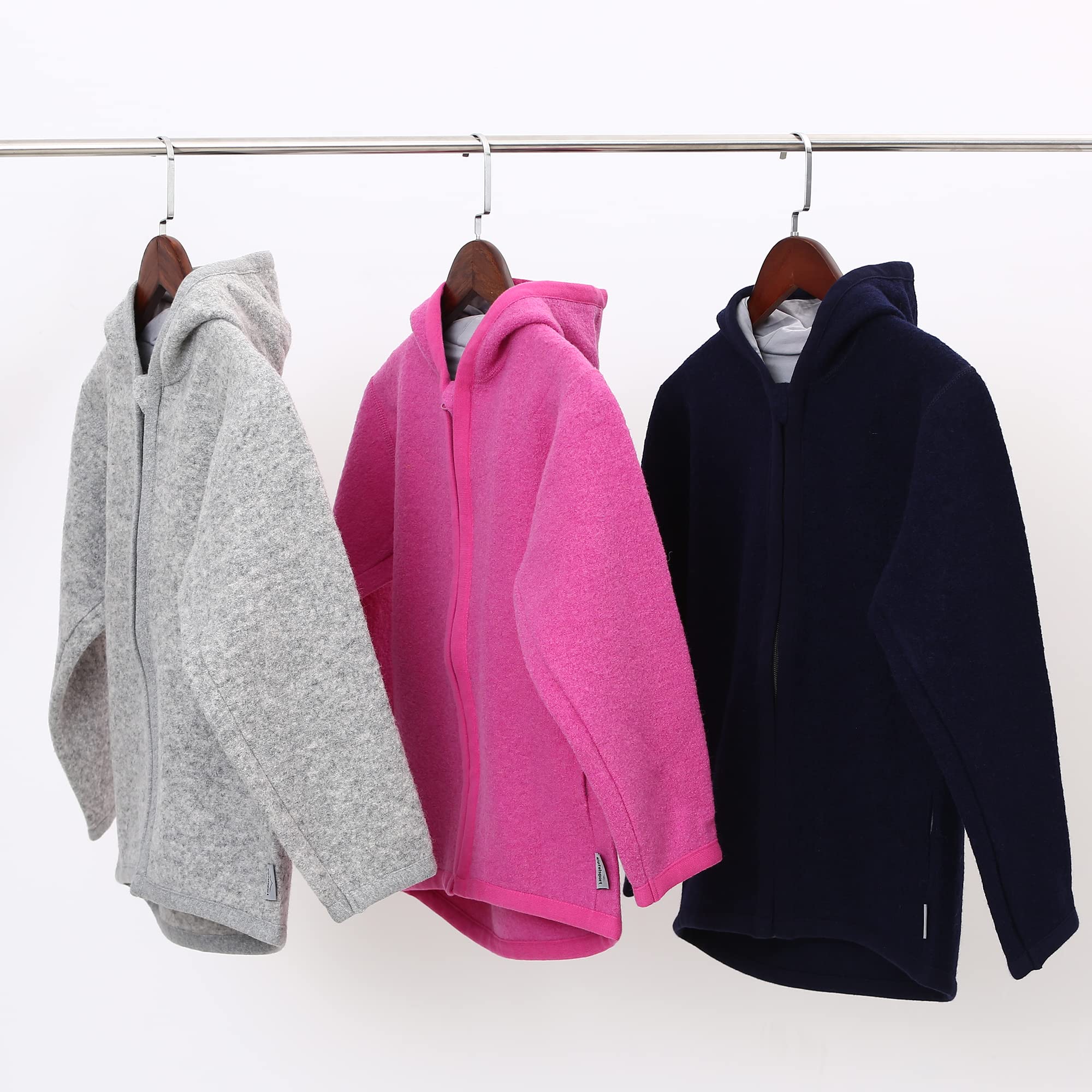 gipfelsport Wolljacke - Walkjacke mit Reißverschluss aus Natur Merino Wollfleece I Wollanzug, Wallwalkoverall aus Schurwolle für Kleinkinder, Babys