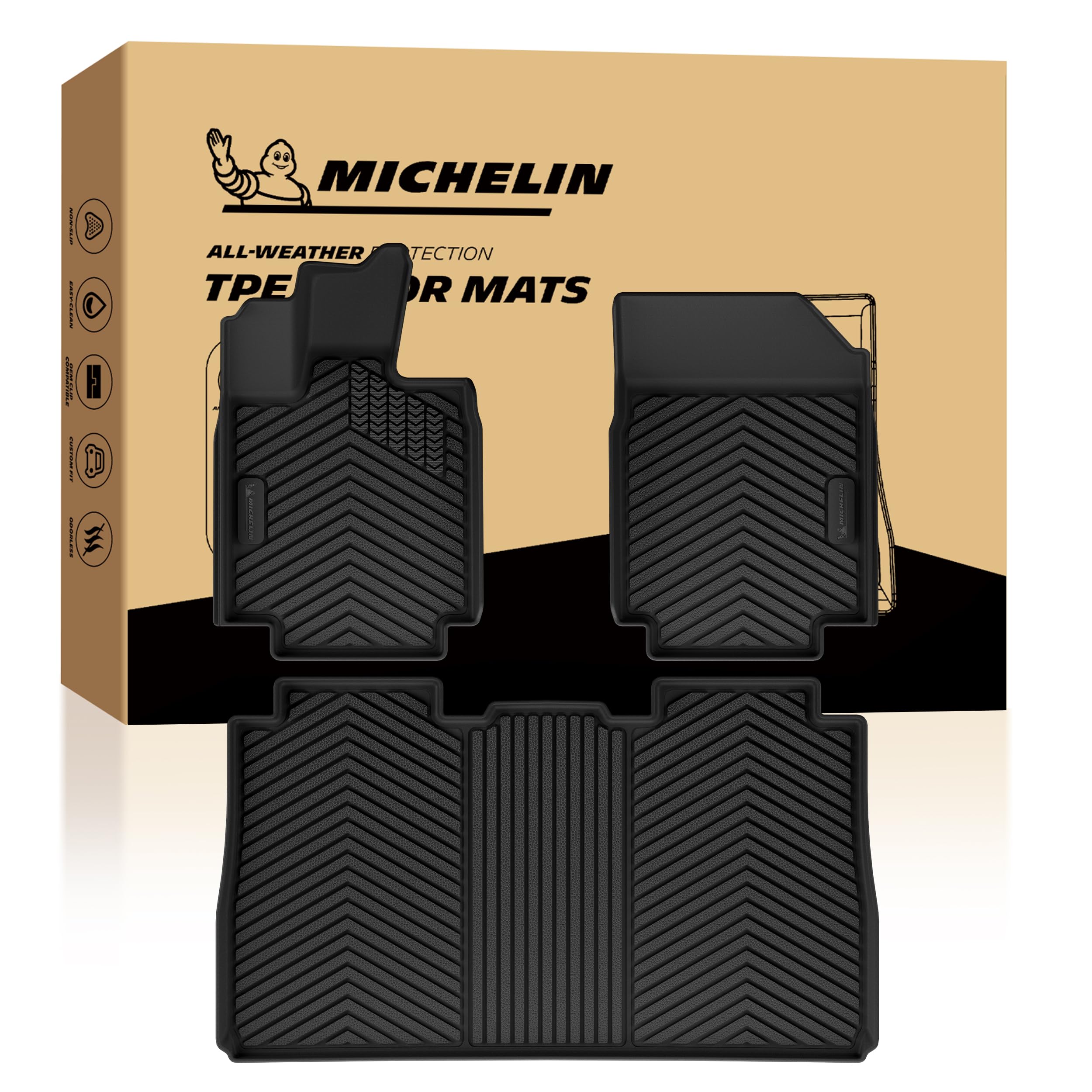 Michelin Vehicle Mat for 2023-2026 Tesla Cybertruck, Truck Floor Mat