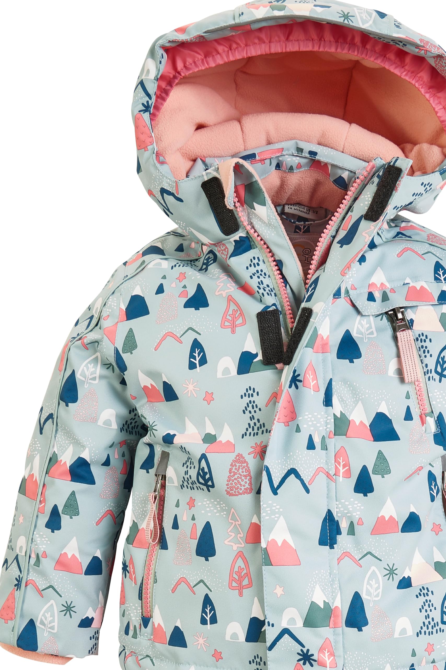 first instinct by killtec Fisw 34 Mns Jckt And Pnts Mono de esquí/traje de nieve 3 en 1 con pantalón desmontable y capucha, impermeable Unisex niños (Pack de 1)