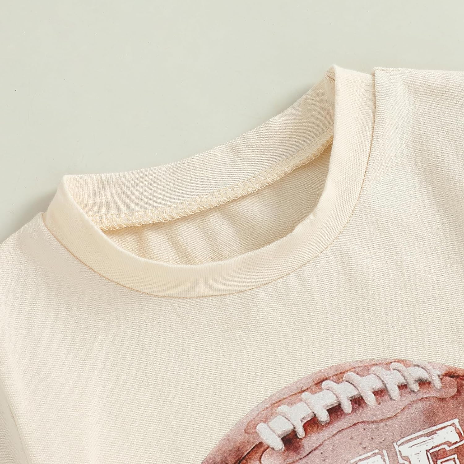 Infant Baby Boys First Birthday Outfit 1st Birthday T-Shirt One Football Short Sleeve Top - Image 3