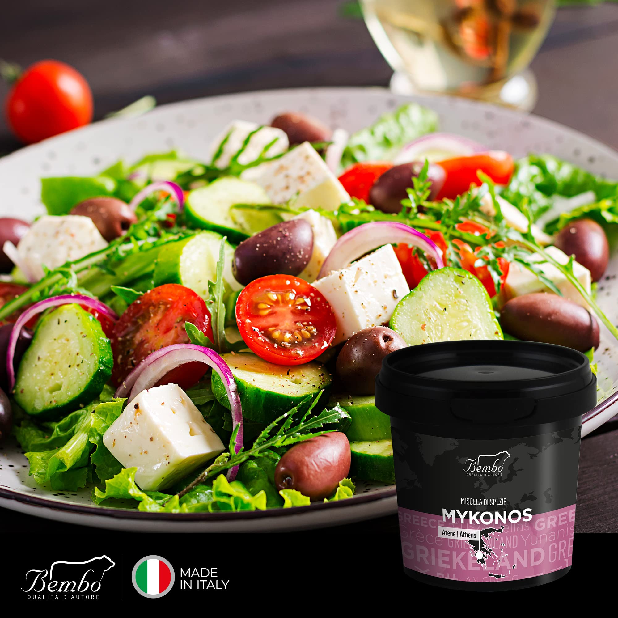 Mezclas de Especias Bembo - Gran Sabor - Especias Gourmet - Las Mezclas más Famosas del Mundo - Idea de Regalo para Mujeres, Navidad, Cumpleaños - Aromas y Especias - Made in Italy