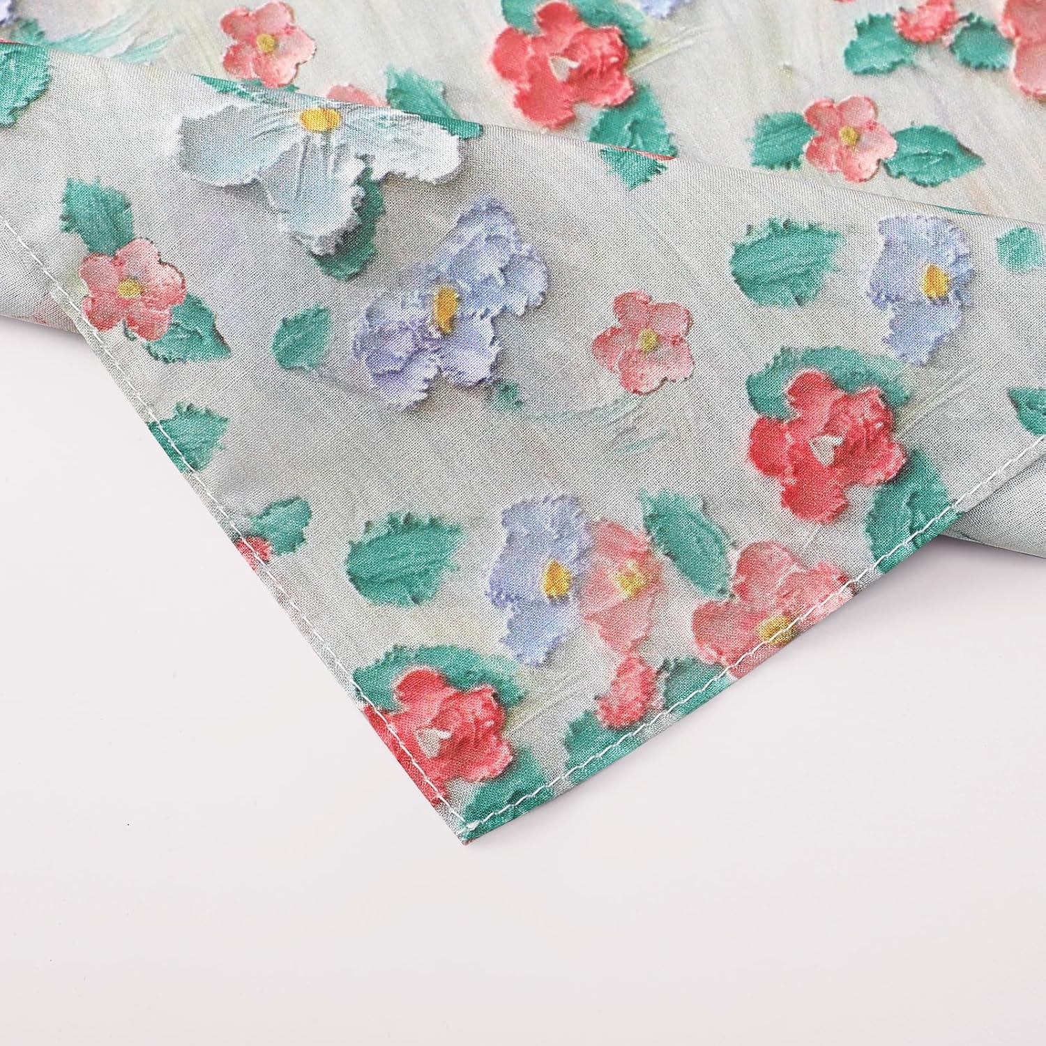 GREATEE Bandanas for Women Cotton Head Kerchiefs Floral Hair Bandanas Hair Scarfs Headband Scarf for Hair-Style 20"×20"