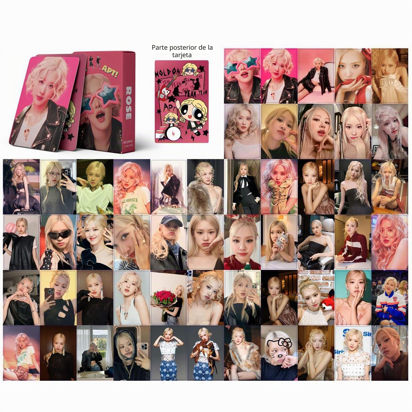 KーPOPトレカBLACKPINKaespaTWICEKep1er バラ売り可能 PJSTUG Juego de 220 tarjetas Kpop Blackpink Photocard Jennie
