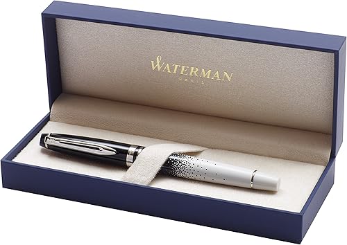 Waterman Expert Ombres et Lumieres, Bolígrafo Rollerball con relleno fino negro (1943314)