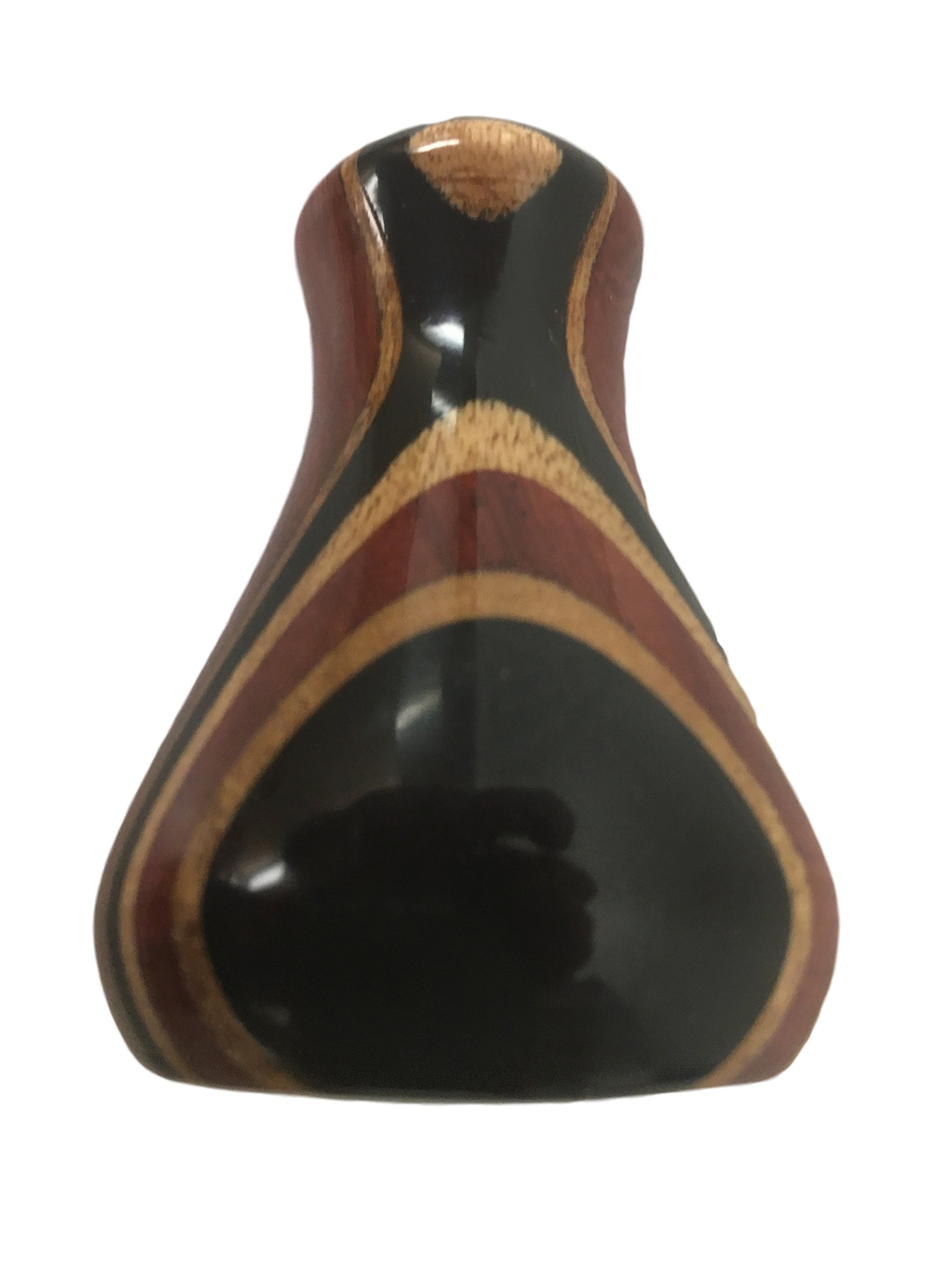 N & JKaleidoscope Teleidoscope Laminated in Solid Padauk, Ebony and Jalneem Wood, Bug Eye Dragonfly