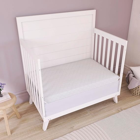 Dream On Me Sunset 2-in-1 Mini Crib Mattress, Dual-Sided Infant & Toddler, Waterproof Cover, GREENGUARD Gold Certified, 38 x 24 x 3, Fits Mini & Select Portable Cribs, Not for Playards