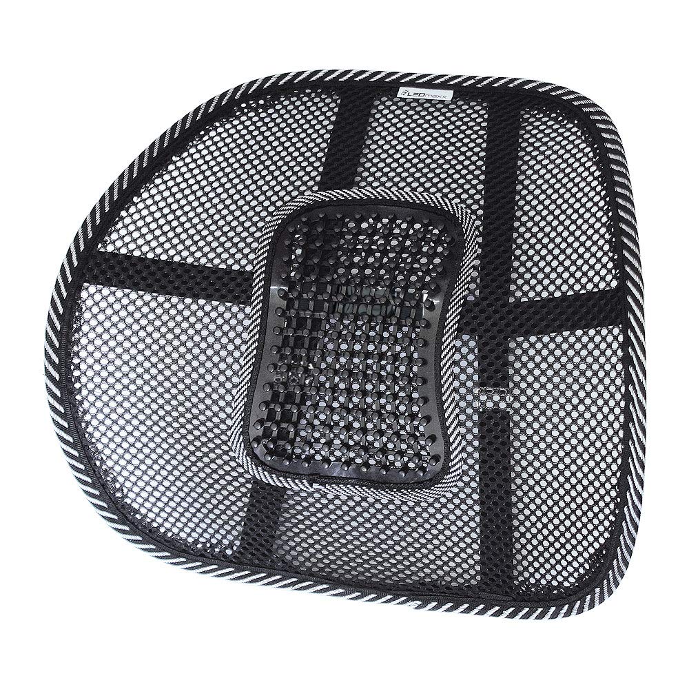 Support Lombaire Ergonomique Réglable Pour Chaise De Bureau Et Voiture - Soulage Dos Jusqu'à 120 Kg, Version Améliorée