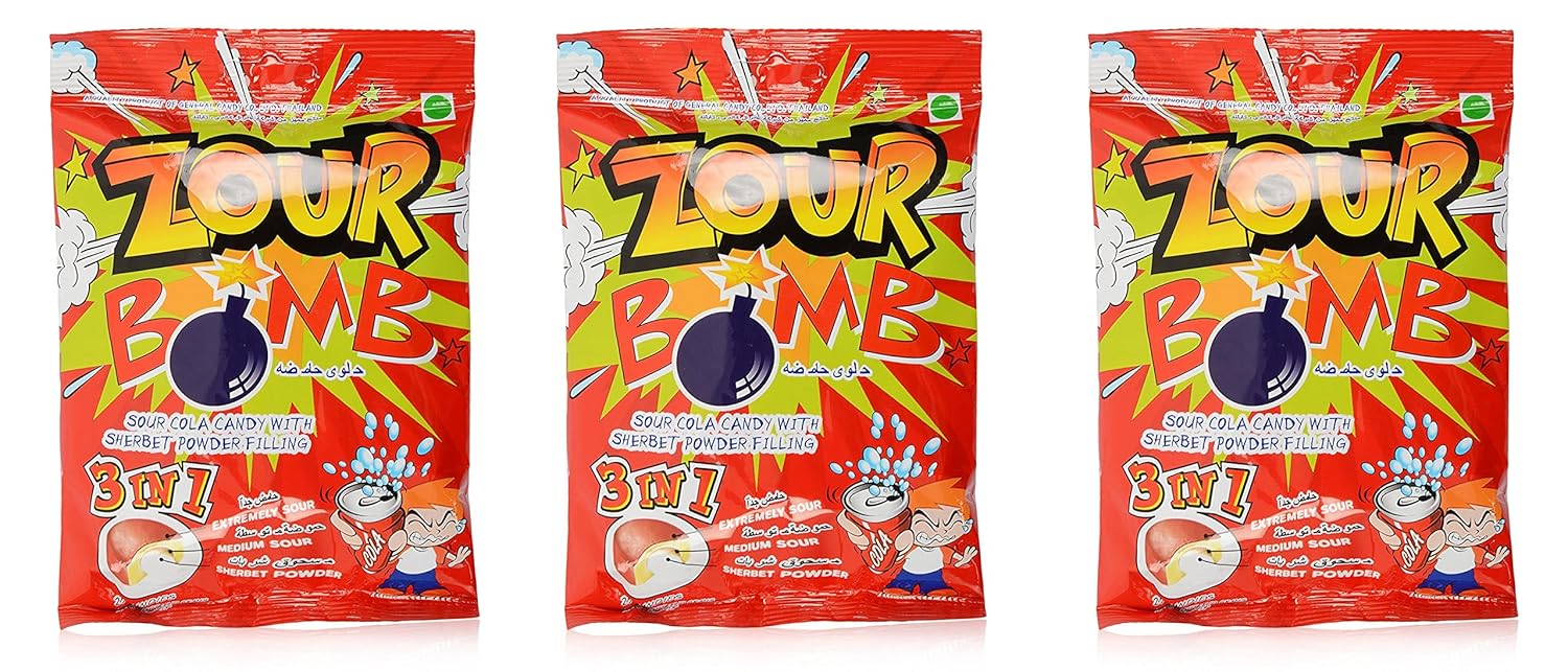 Zour Bomb Candy, Cola, 110g (Pack of 2) Amazon.in Grocery & Gourmet Foods