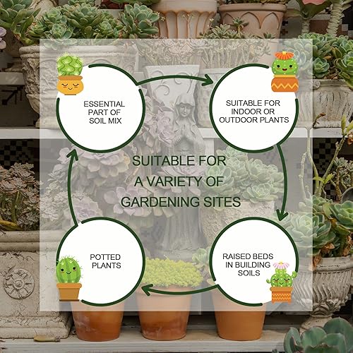 Miniatura 6 de Vermiculita hortícola de 15 cuartos a granel, vermiculita orgánica para plantas, vermiculita de grado curso para jardinería, para plantas de