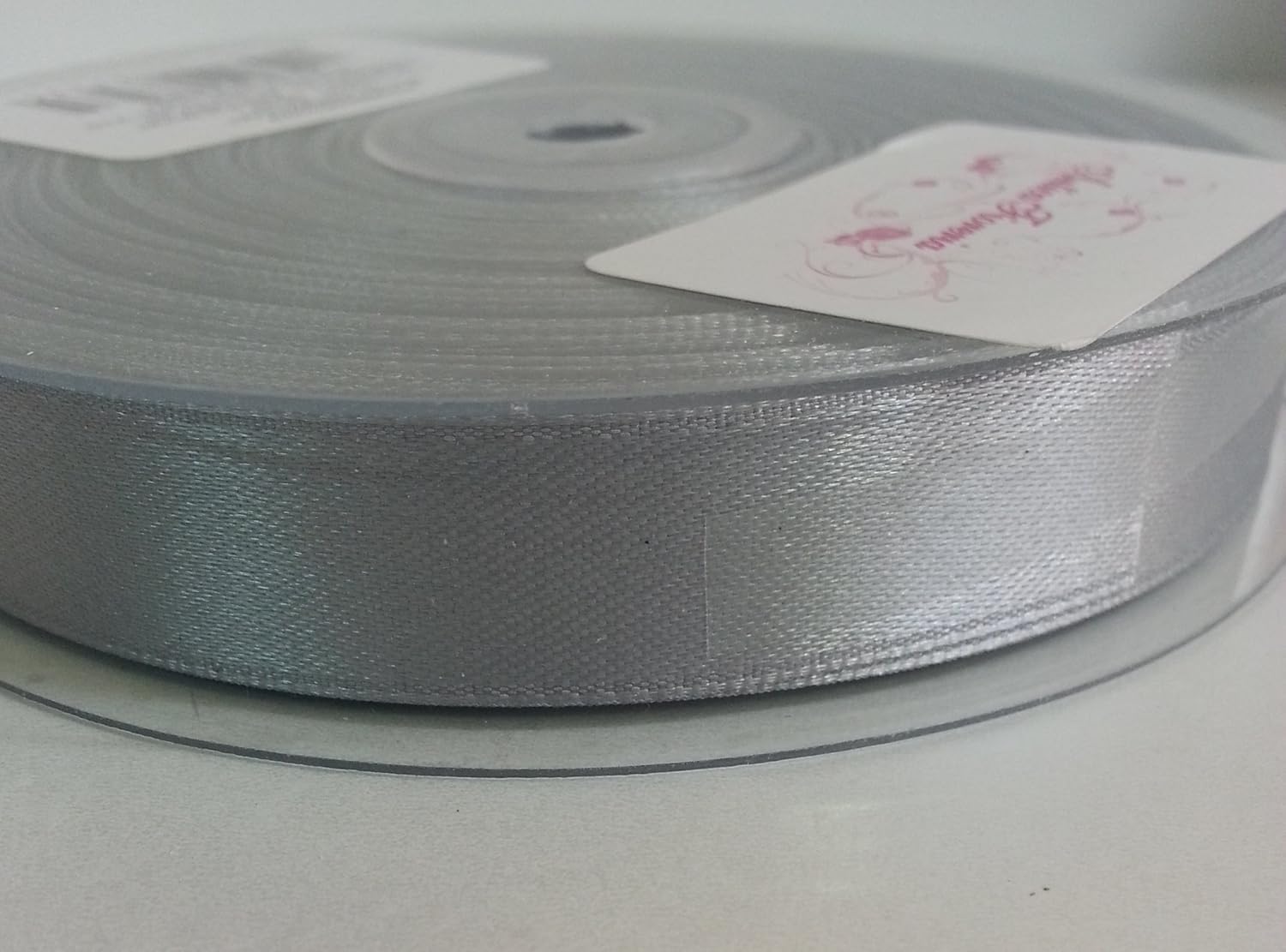 Nastro In Doppio Raso Fango 15 Mm X 50 Metri – Per Bomboniere, Sacchettini E Segnaposto, Colore Ckr16