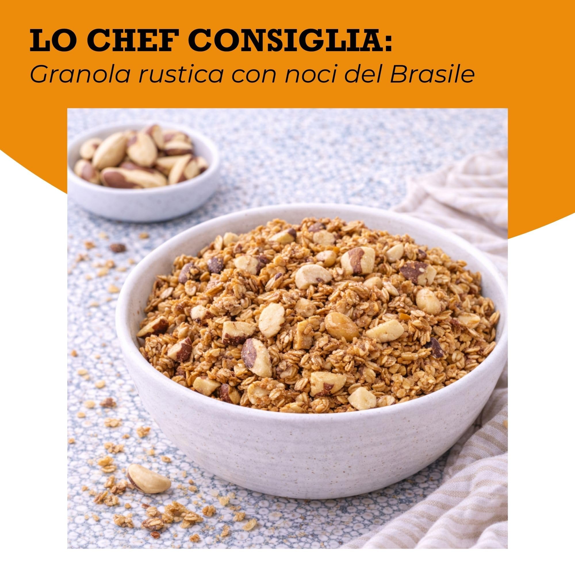 Oltresole, Noci del Brasile Crude Sgusciate 1 Kg, Frutta Secca Naturale Senza Sale, in Barattolo Richiudibile, Snack Salutare dal Gusto Burroso