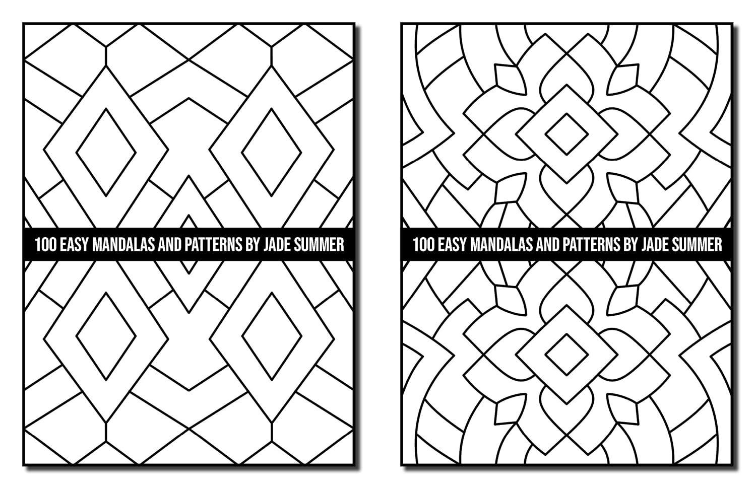 100 Easy Mandalas and Patterns: A Mandala Coloring Book for Adults with Fun, Simple, and Relaxing Coloring Pages (Easy Coloring Books) - Image 32