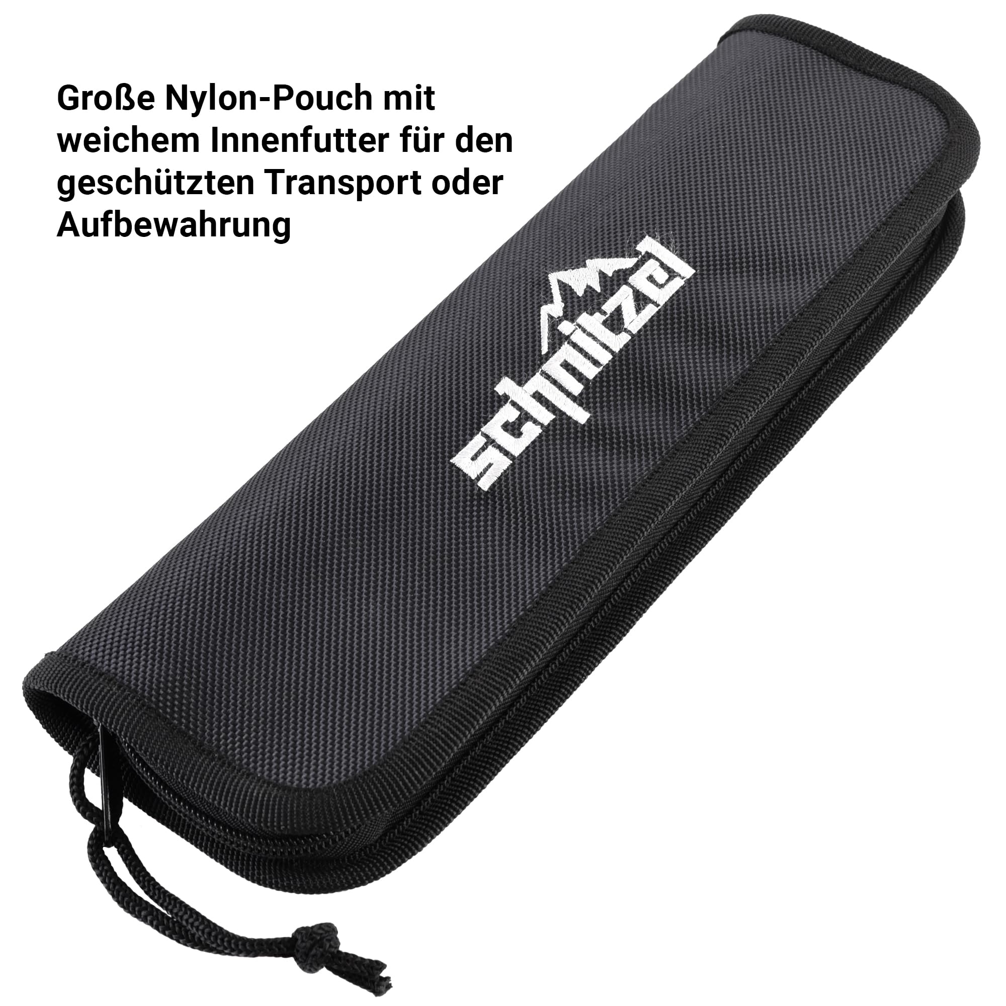 SCHNITZEL TRI Outdoormesser - Special Edition - Sonderedition, Full-Tang | Feststehendes Messer mit ca. 10,4 cm langer Klinge aus CPM 3V Stahl, Micarta Griff, Kydex Scheide mit Dangler-Tragesystem