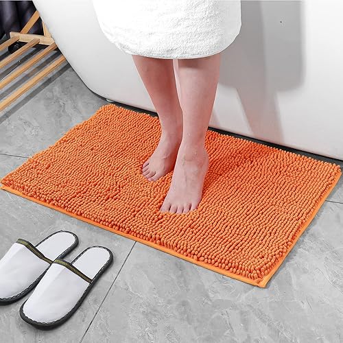 OQUODO Alfombra de baño de felpilla suave, alfombra duradera de microfibra de felpa, para bañeraducha, cocina, sala de estar, 24 x 35 pulgadas, OQUODO Alfombra de baño de felpilla suave, alfombra duradera de microfibra de felpa, para bañeraducha, cocina, sala de estar, 24 x 35 pulgadas,
