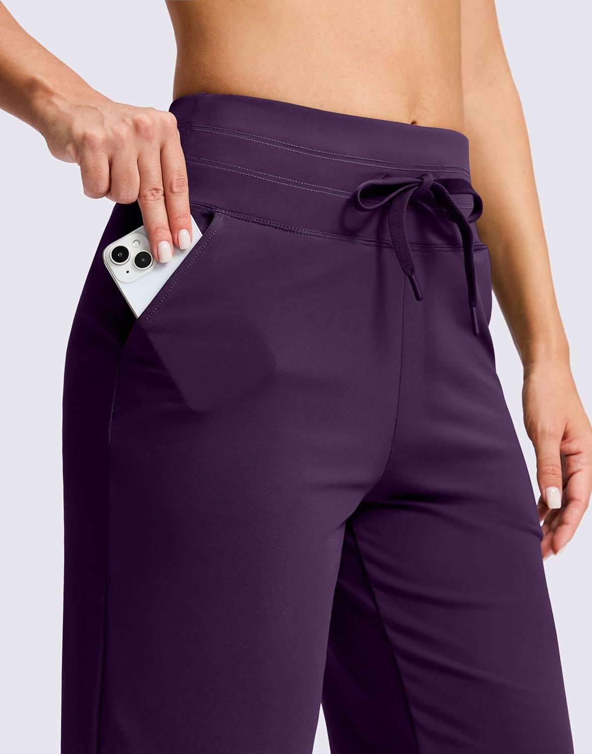 G GRADUAL Bermuda Shorts for Women with Pockets 10" Knee Length Womens High Waisted Long Shorts for Walking Athletic Workout - Image 3