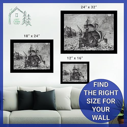 Miniatura 6 de Cabina perdida armado tres maestros con Dédalo e Ícaro de Pieter Bruegel  Impresión sin marco  Reproducción de pinturas de obras de arte finas