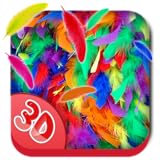 3D Feather Fall Live Wallpaper