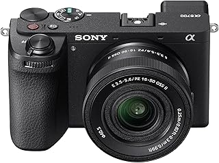 Sony Alpha ILCE-6700K (Previously ILCE-6700L) with Upgraded SEL16-50 (Ver 2) Power Zoom Lens | APS-C Interchangeable-Lens Mirrorless Camera |26.0 MP 4K 60p Recording - Black