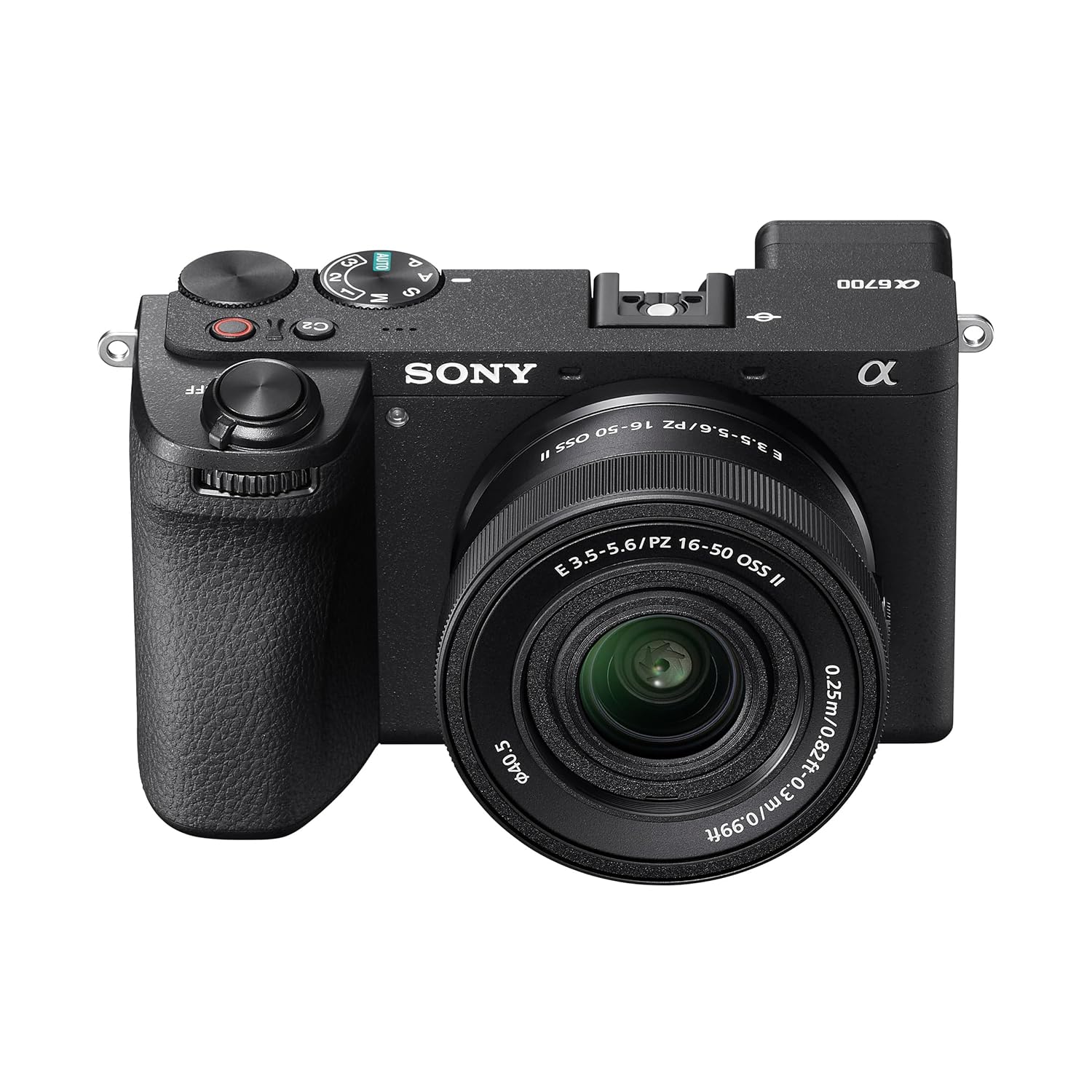 Sony Alpha ILCE-6700K (Previously ILCE-6700L) with Upgraded SEL16-50 (Ver 2) Power Zoom Lens | APS-C Interchangeable-Lens Mirrorless Camera |26.0 MP 4K 60p Recording – Black