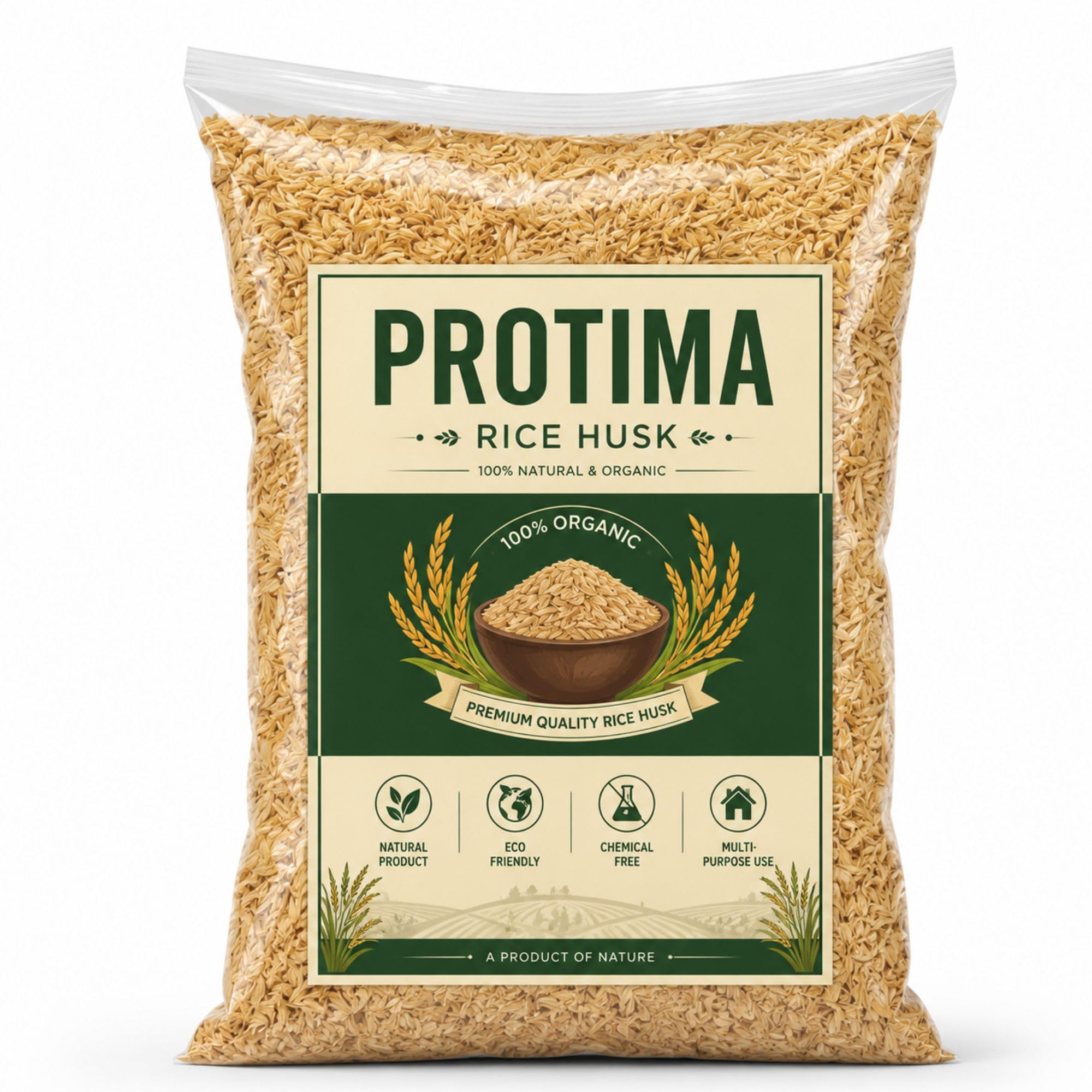 Organic Natural Rice Paddy Husk | Rice Hulls Soil Mix for Plants Grow for Ideal Soil Mix, Potting Mix for All Kind Plants (3000)-image-45