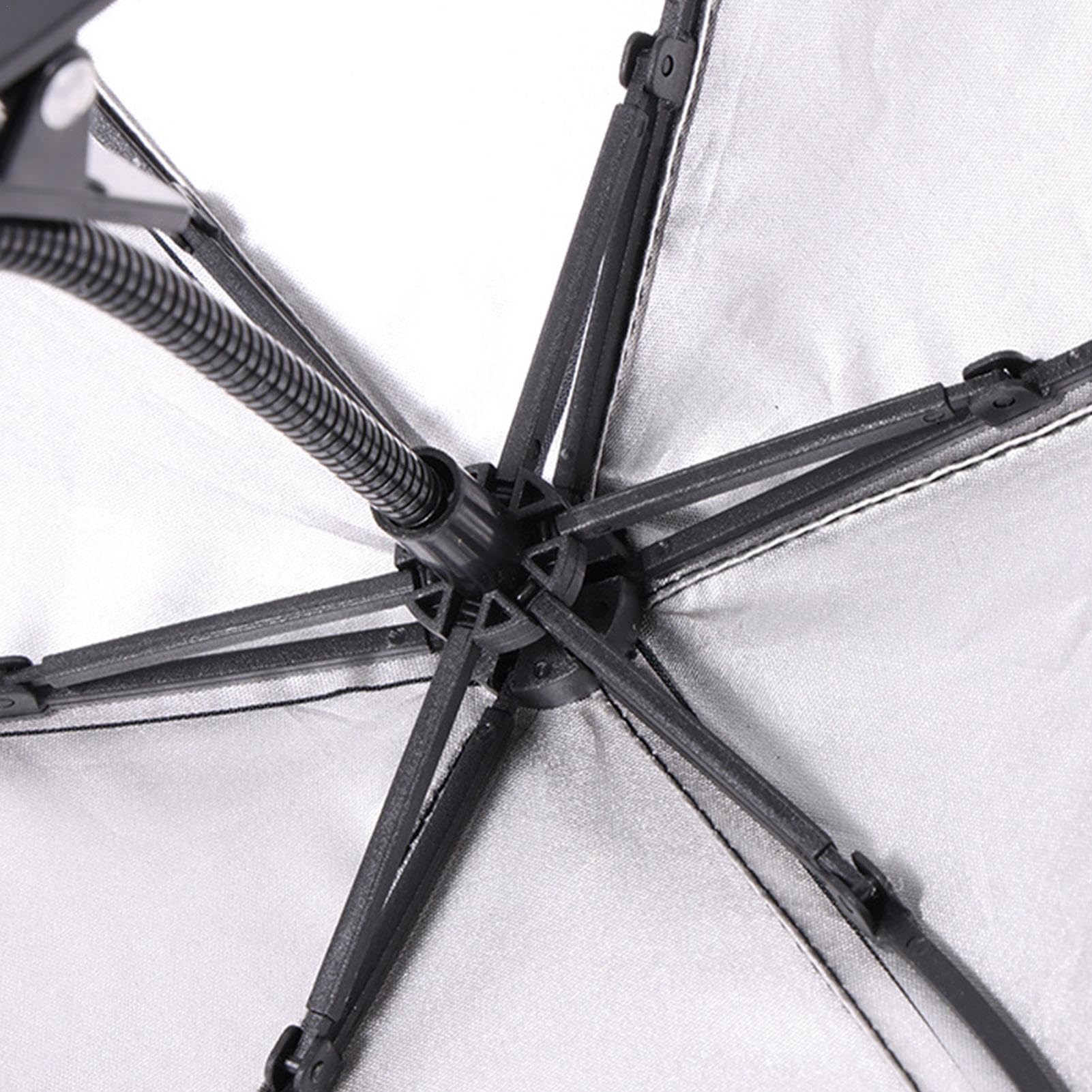 Parapluie de téléphone – Parapluie de téléphone de Plage, Pare-Soleil de téléphone bloquant l'éblouissement | Support de Parapluie de téléphone Pare-Soleil Noir, pour Voyage, extérieur