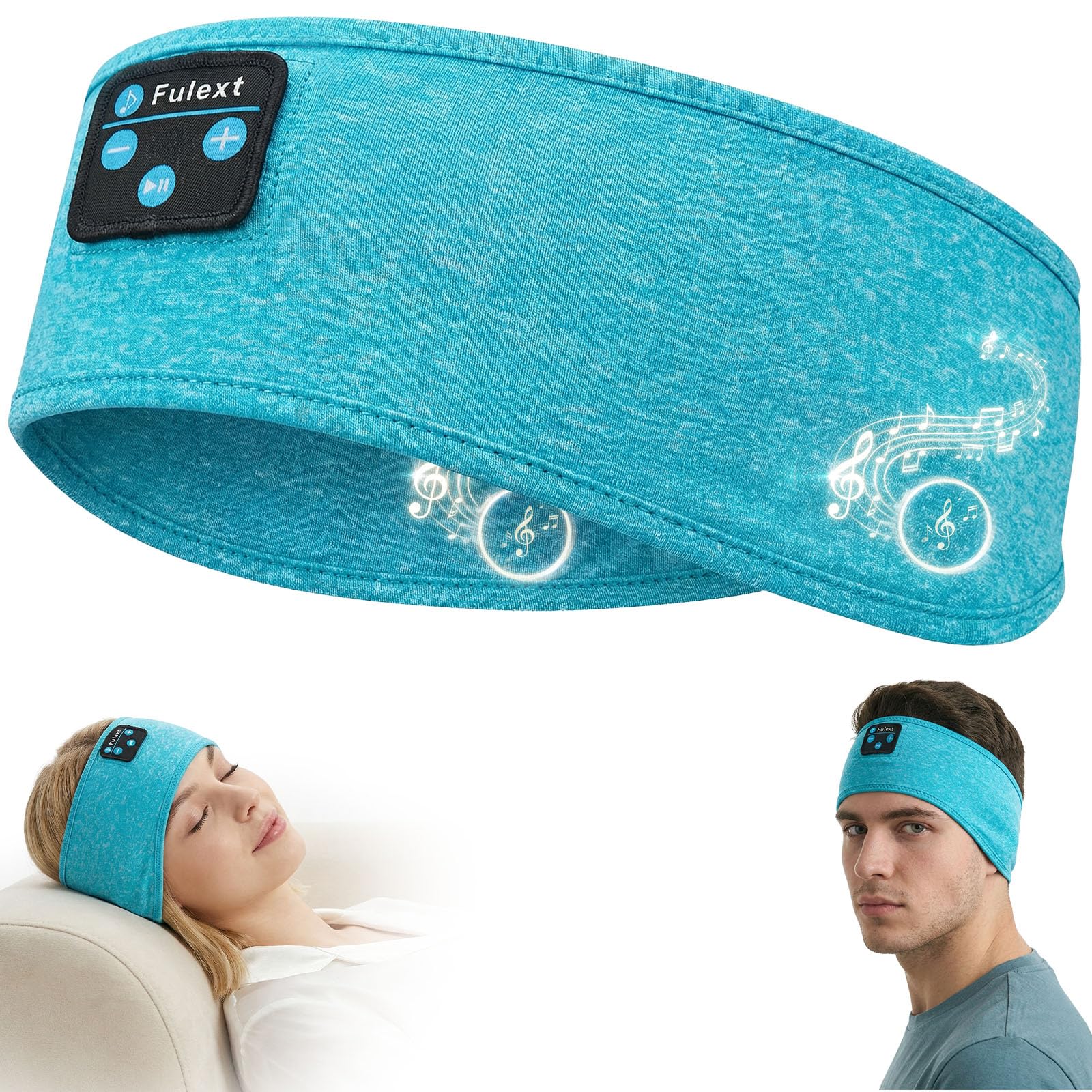 Imperial Yankee Cuffie Bluetooth Fascia Sportiva Per Dormire – Altoparlanti Ultra Sottili, Batteria 200mAh, Bluetooth V5.2, Lavabile