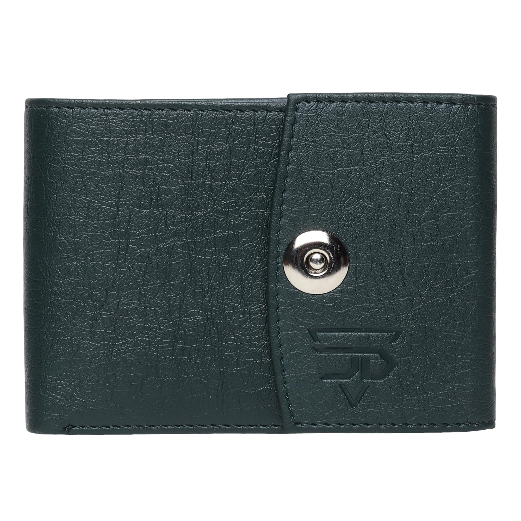 jnd Magnet Green Wallet for Men- RFID Blocking Rexine Leather Organizer with Multiple Card Slots and Coin Pockets-picture-17