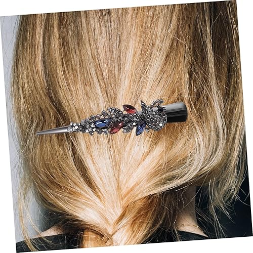 Miniatura 7 de Pinzas de pelo de cocodrilo con diamantes de imitación, pinzas para el pelo de cocodrilo, pasadores de lujo para mujer, pinzas de cocodrilo para