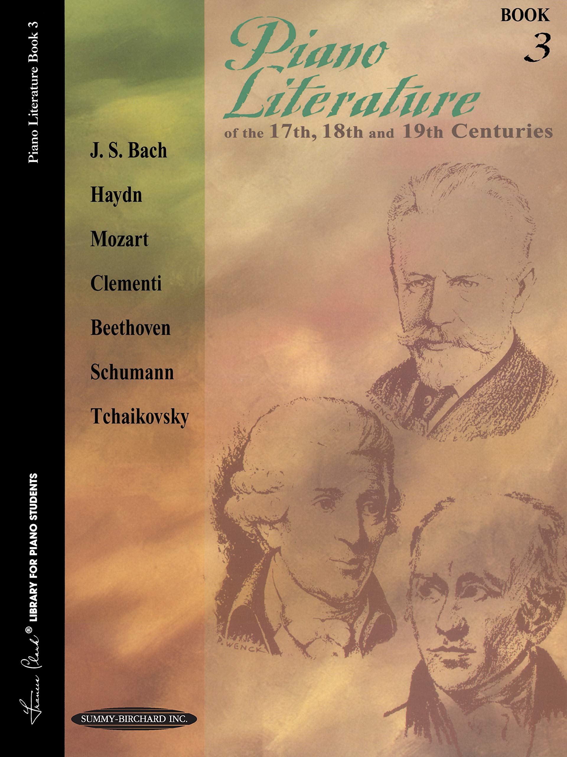 Piano Literature of the 17th, 18th and 19th Centuries (Books 3) (Frances Clark Library for Piano Students)