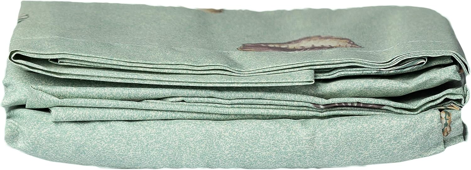 Mayfield 4 Piece Queen Size Sofa Bed Hotel Sheet Set - 60" x 72" x 6" - Cotton Blend 200 Thread Count Sheets for Sleeper Sofa Queen - Hide a Bed Couch Sheets - Seashell Pattern - Made in USA Bedding Queen - Sofa Bed Seashell