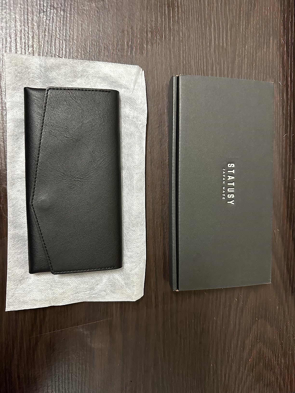 日本製の本革長財布 レディース メンズ photo review