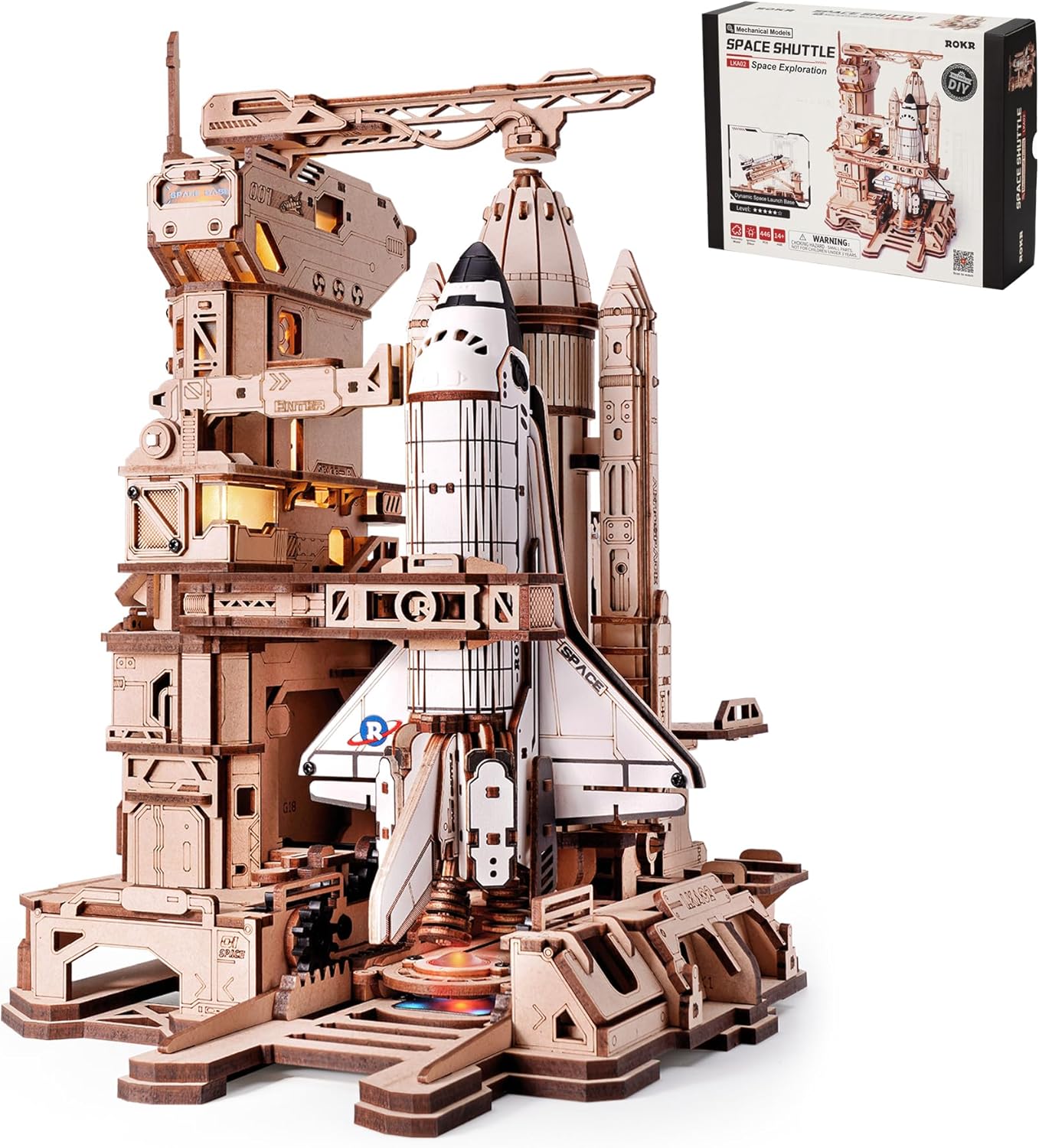 ROKR 3D Puzzles Space Shuttle Model - Dynamic...