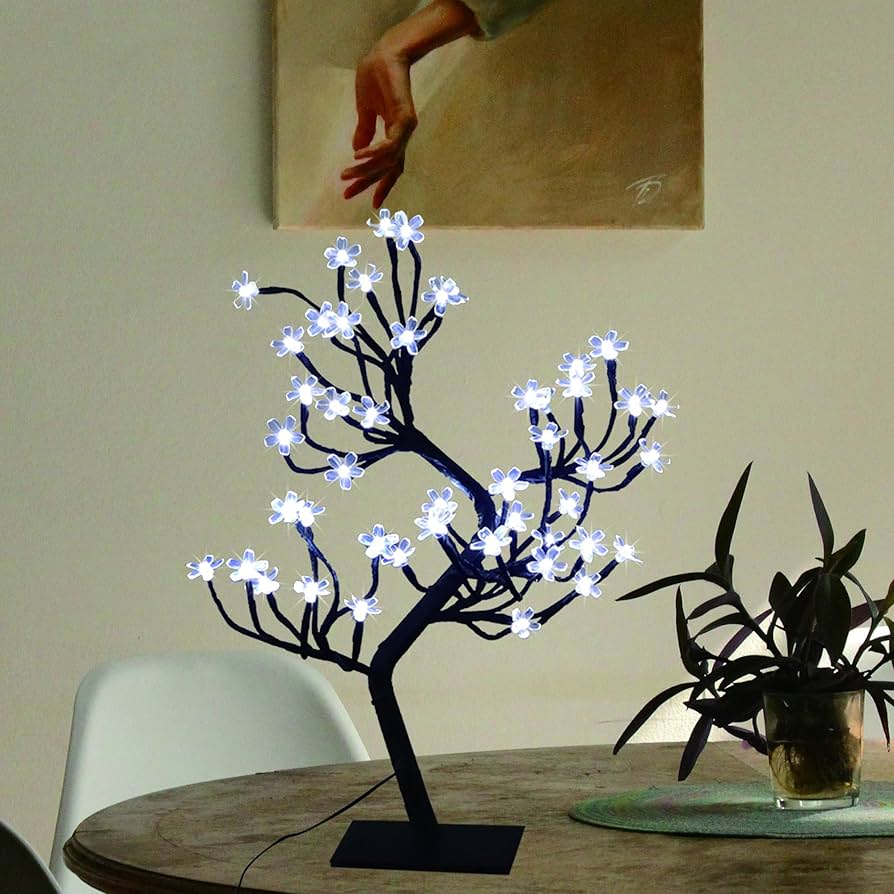 Amazon.com: 48 LED Lighted Tabletop Bonsai Cherry Blossom