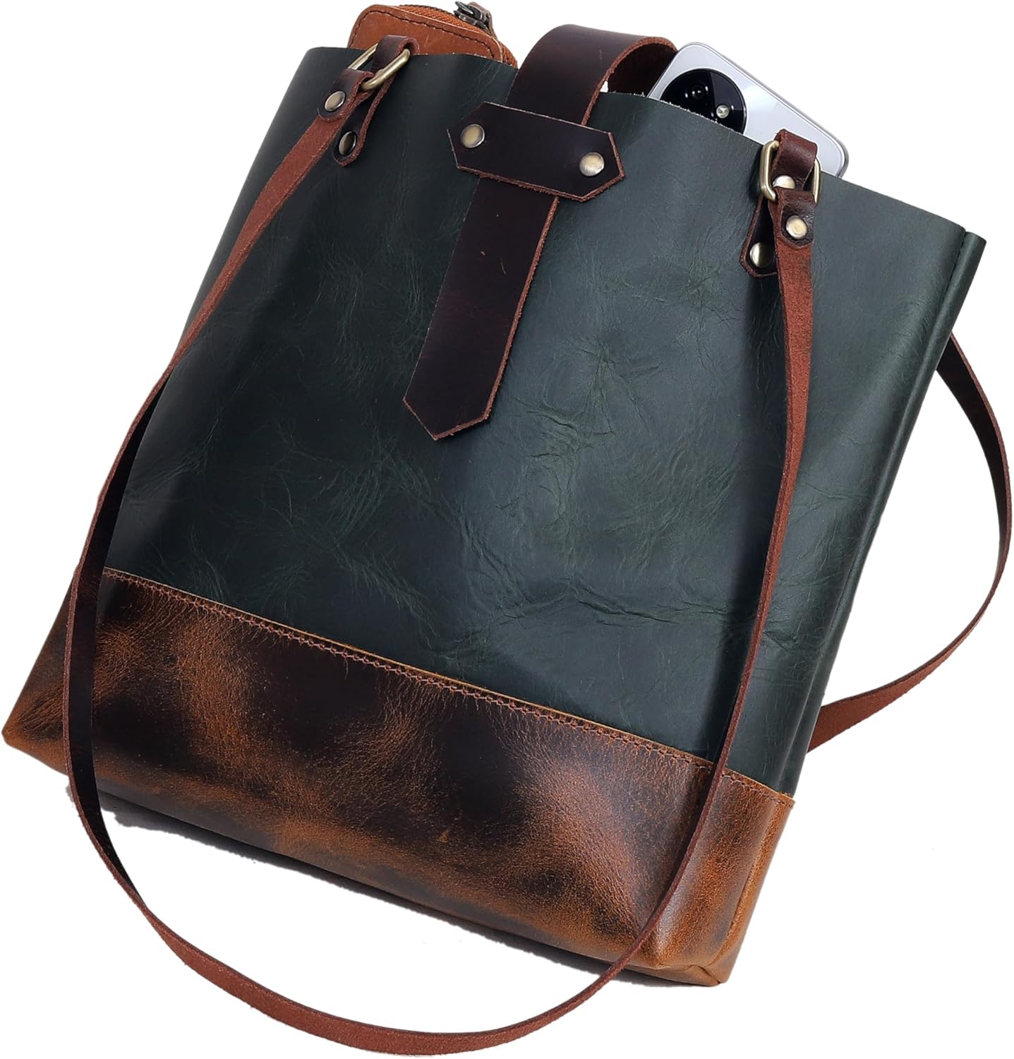 Leather Shoulder Tote Bag for Women, Satchel, Travel Bag, Shopping Carry Messenger Multipurpose Handbag