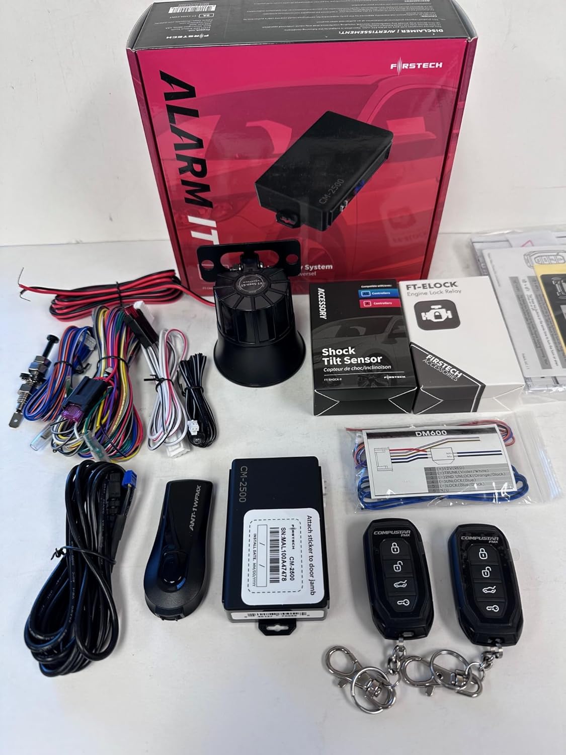 Compustar CS852-A All-in-One 1-Way 3000FT Max Range Car Security System Compustar CS852-A All-in-One 1-Way 3000FT Max Range Car Security System