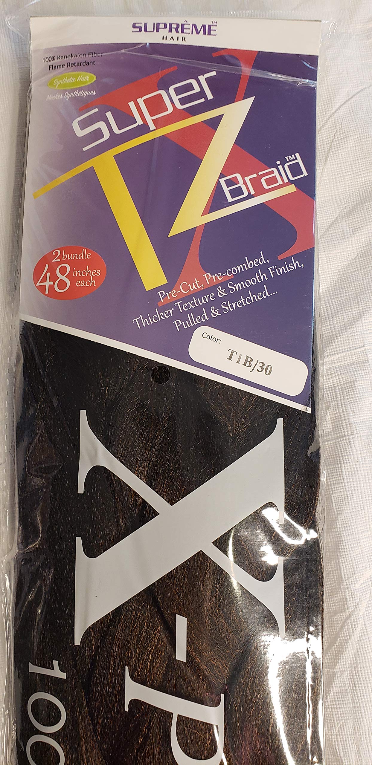 Amazon.com : Super TZ X Braid (1B/30) : Beauty & Personal Care