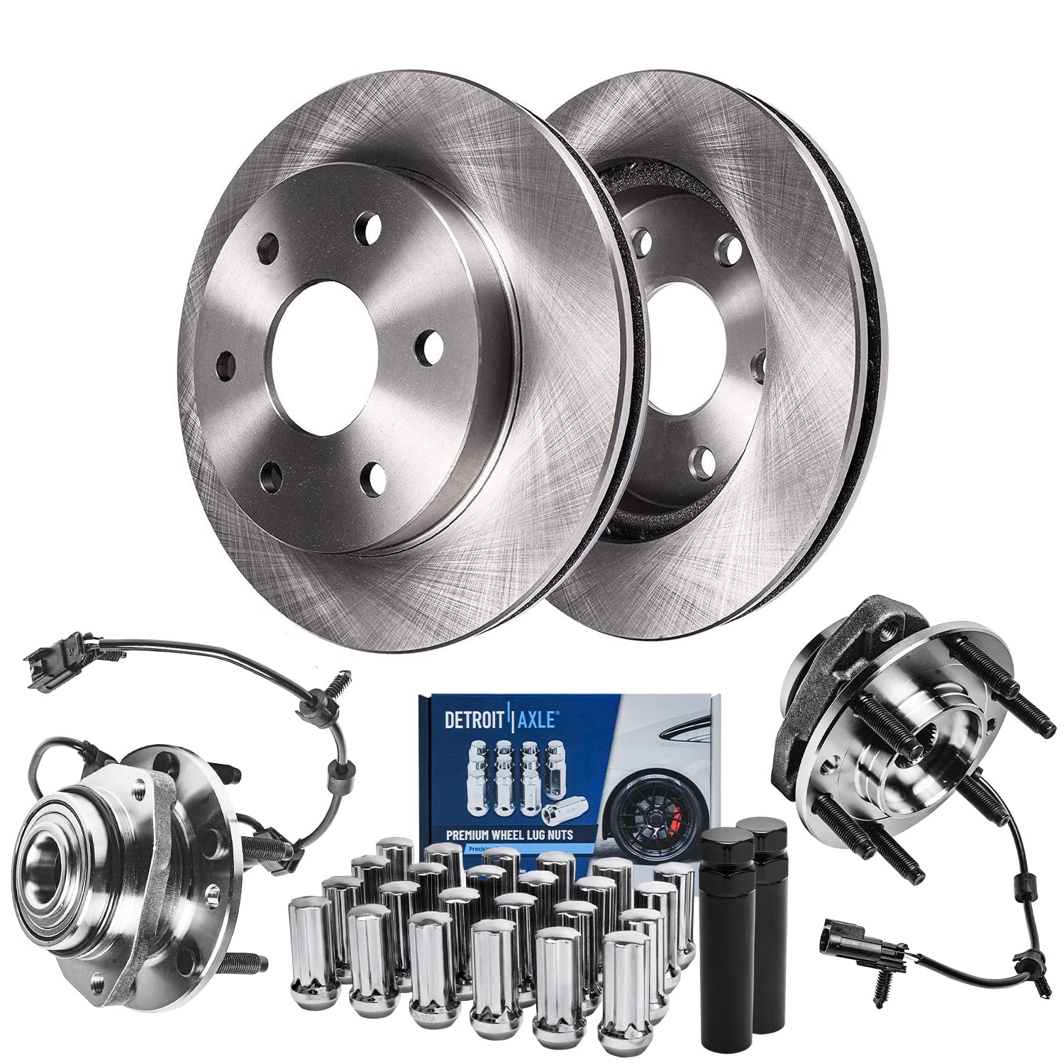 Detroit Axle - Front Brake Kit for Chevy SSR Trailblazer GMC Envoy XL XUV