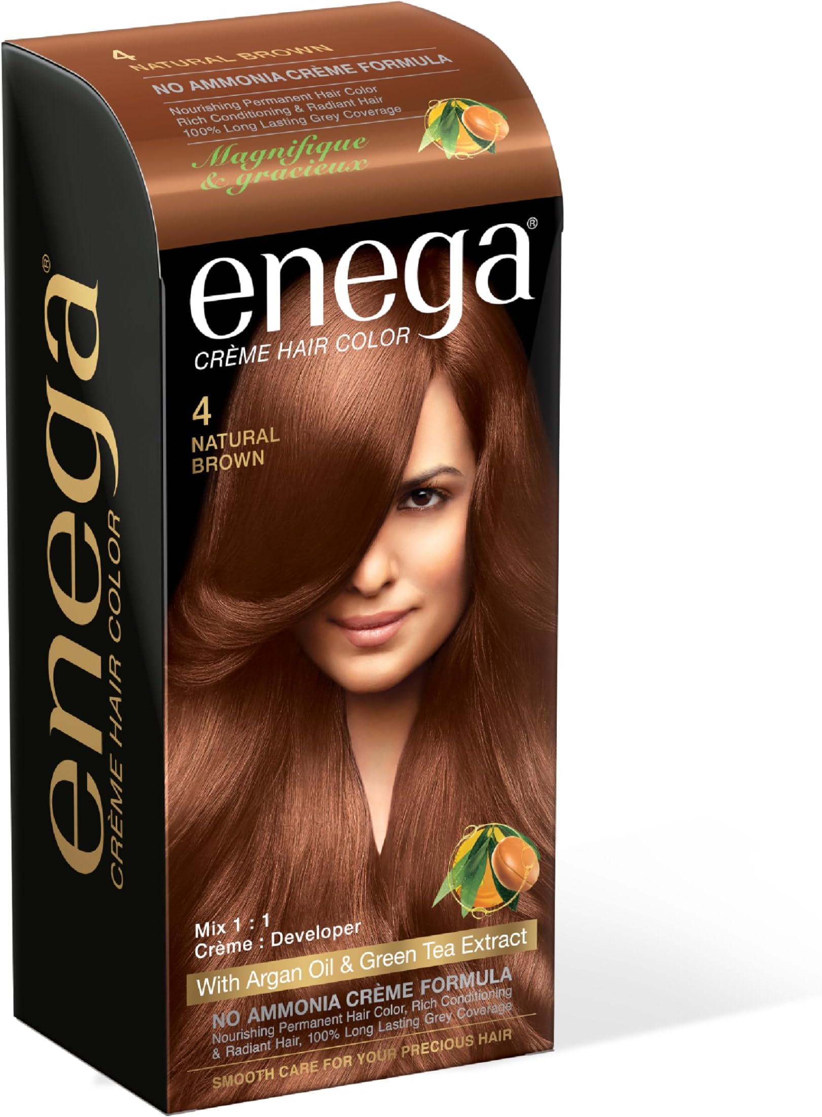 Professional Salon-Quality Natural Brown Hair Color (Natural Brown)