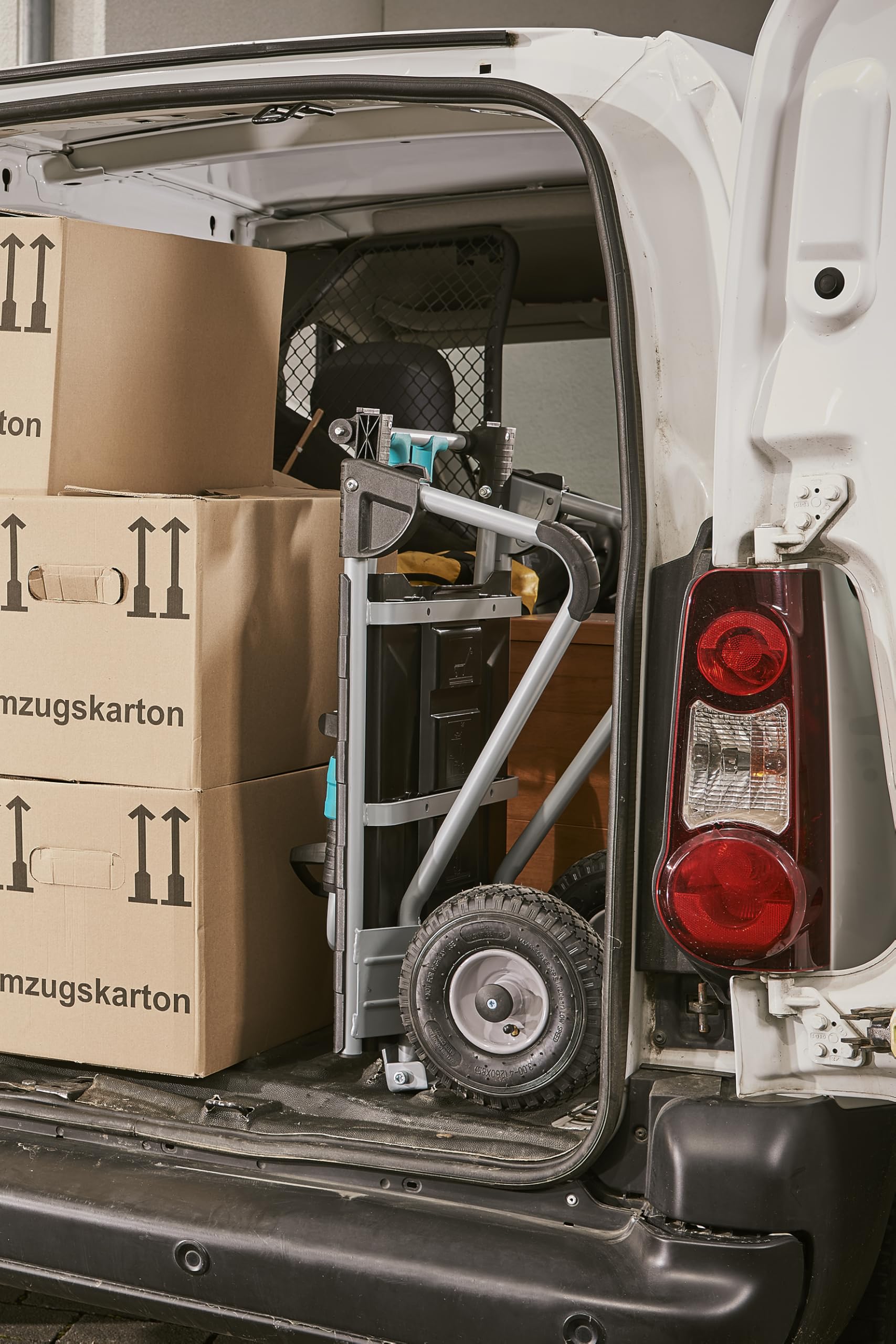 wolfcraft Sistema di trasporto TS 2500 I 5535000 I La soluzione 2 in 1: carello e carrello-carriola