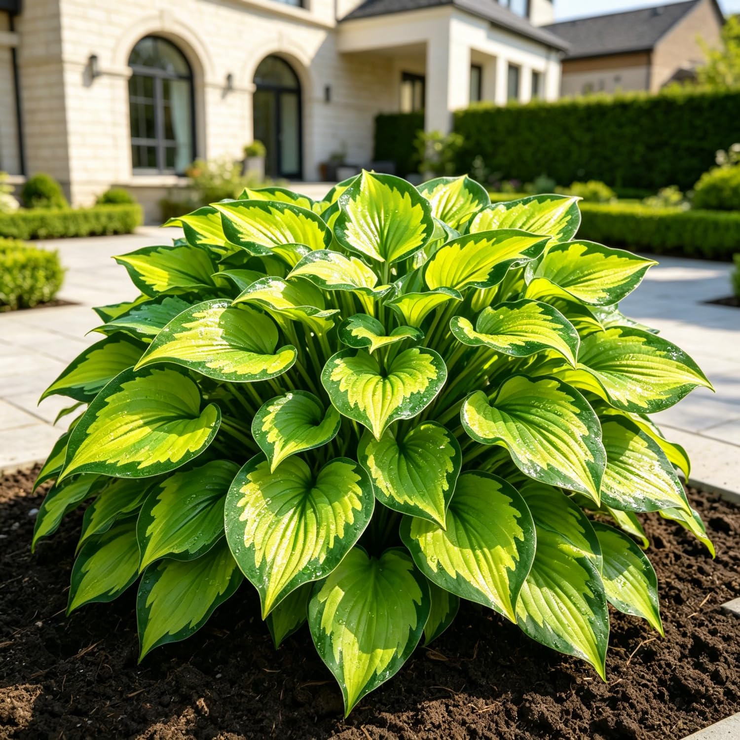 Hardy Hosta Bulbs for Current Planting UK,Stunning Display,Unique-6Bulbs-g