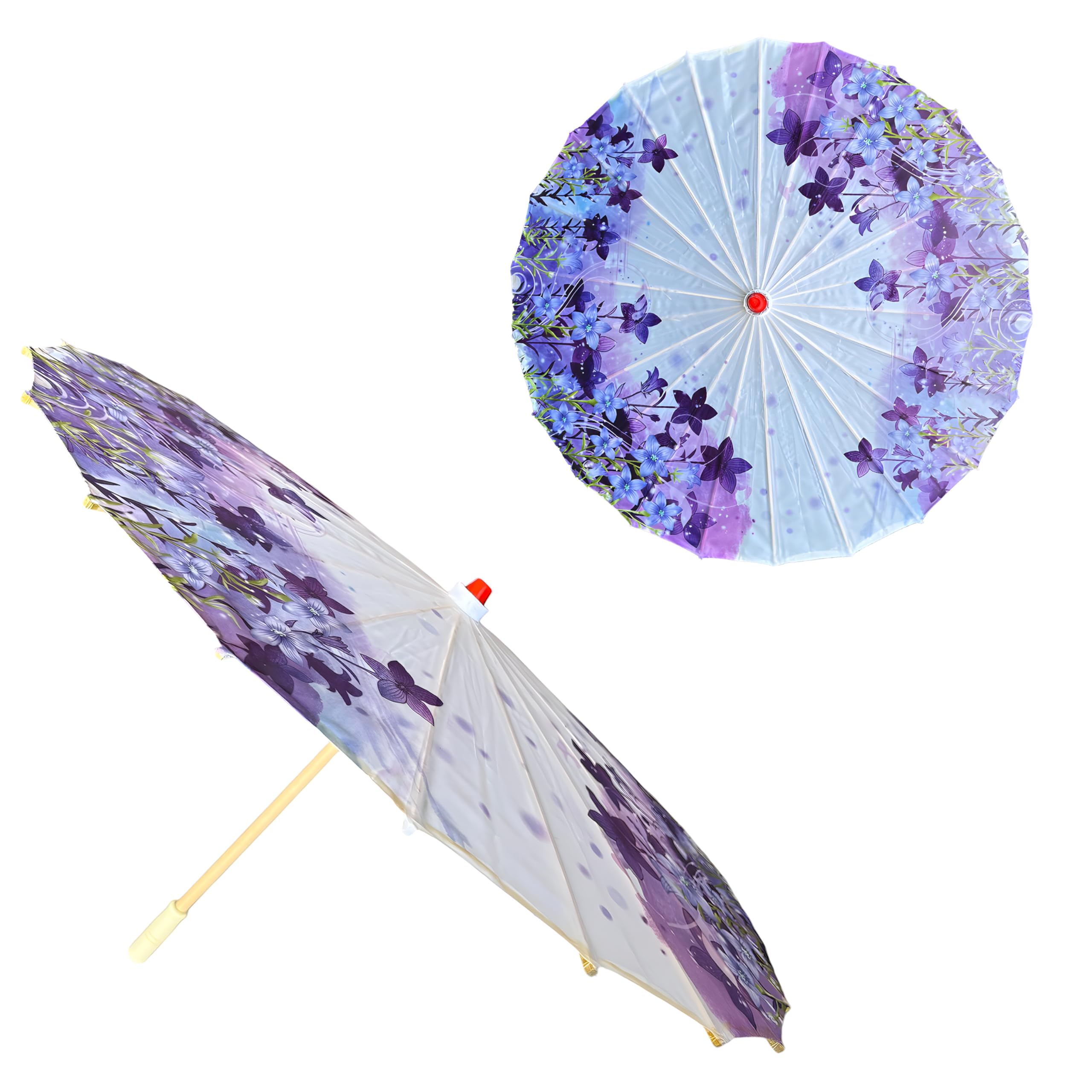 Kraptick Parasol Japanese Traditional Umbrella, Authentic Handmade, Quality Oiled Paper Material for Men/Women/Kids